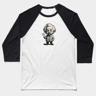 Albert Einstein Baseball T-Shirt